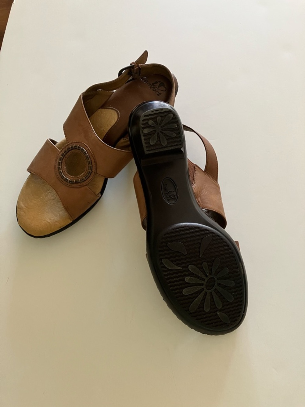 I Love Comfort Brown Sandals Size 10M